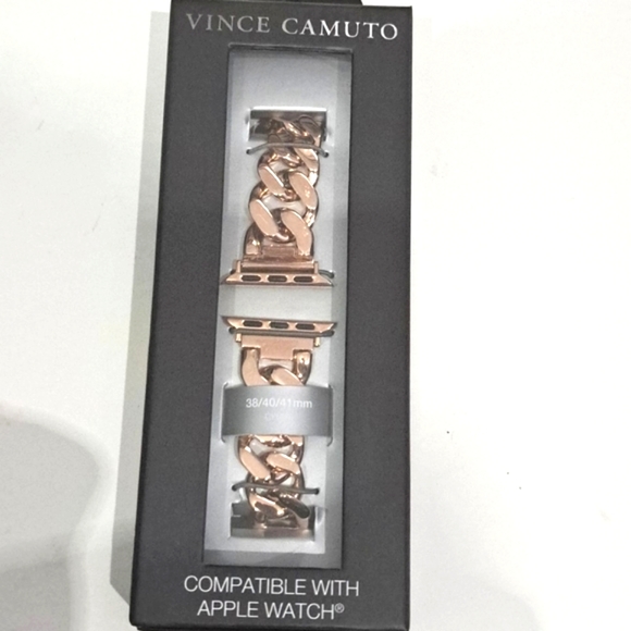 Vince Camuto Rosegold Curb-Chain Bracelet For Apple Watch - Picture 1 of 4